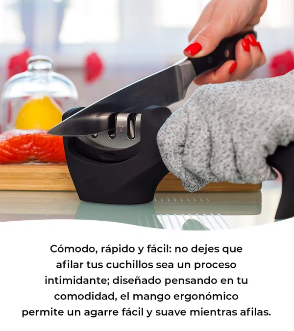 Afilador de cuchillos con 3 ranuras - Image 3