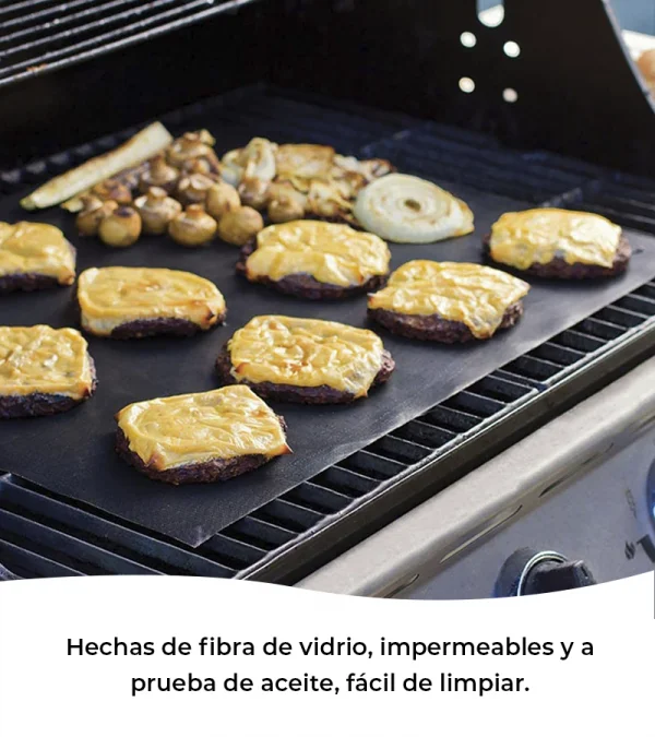 Juego de láminas antiadherentes para parrilla y/o barbacoa - Image 5
