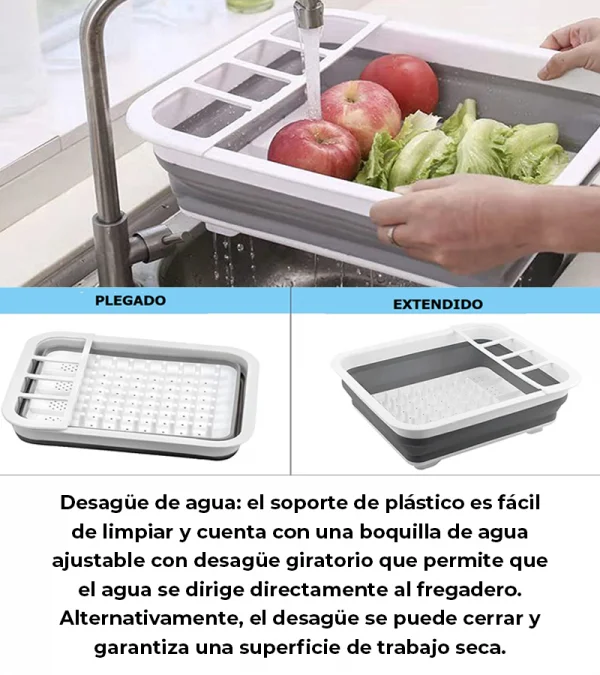 Escurridor de platos plegable - Image 8