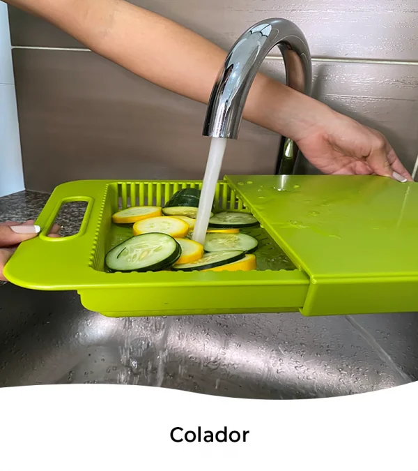 Tabla de cortar, colador y bandeja de alimentos - Image 4