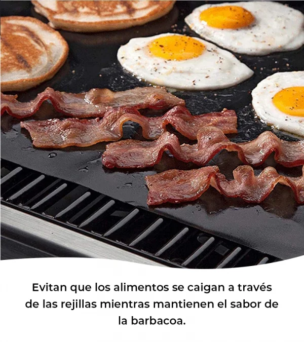 Juego de láminas antiadherentes para parrilla y/o barbacoa - Image 7