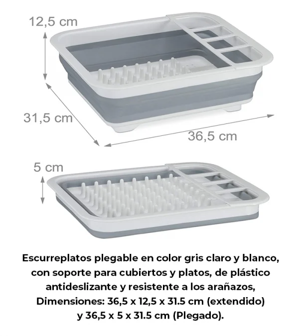 Escurridor de platos plegable - Image 10