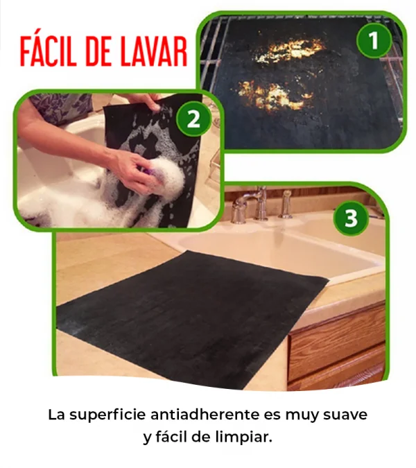 Juego de láminas antiadherentes para parrilla y/o barbacoa - Image 8